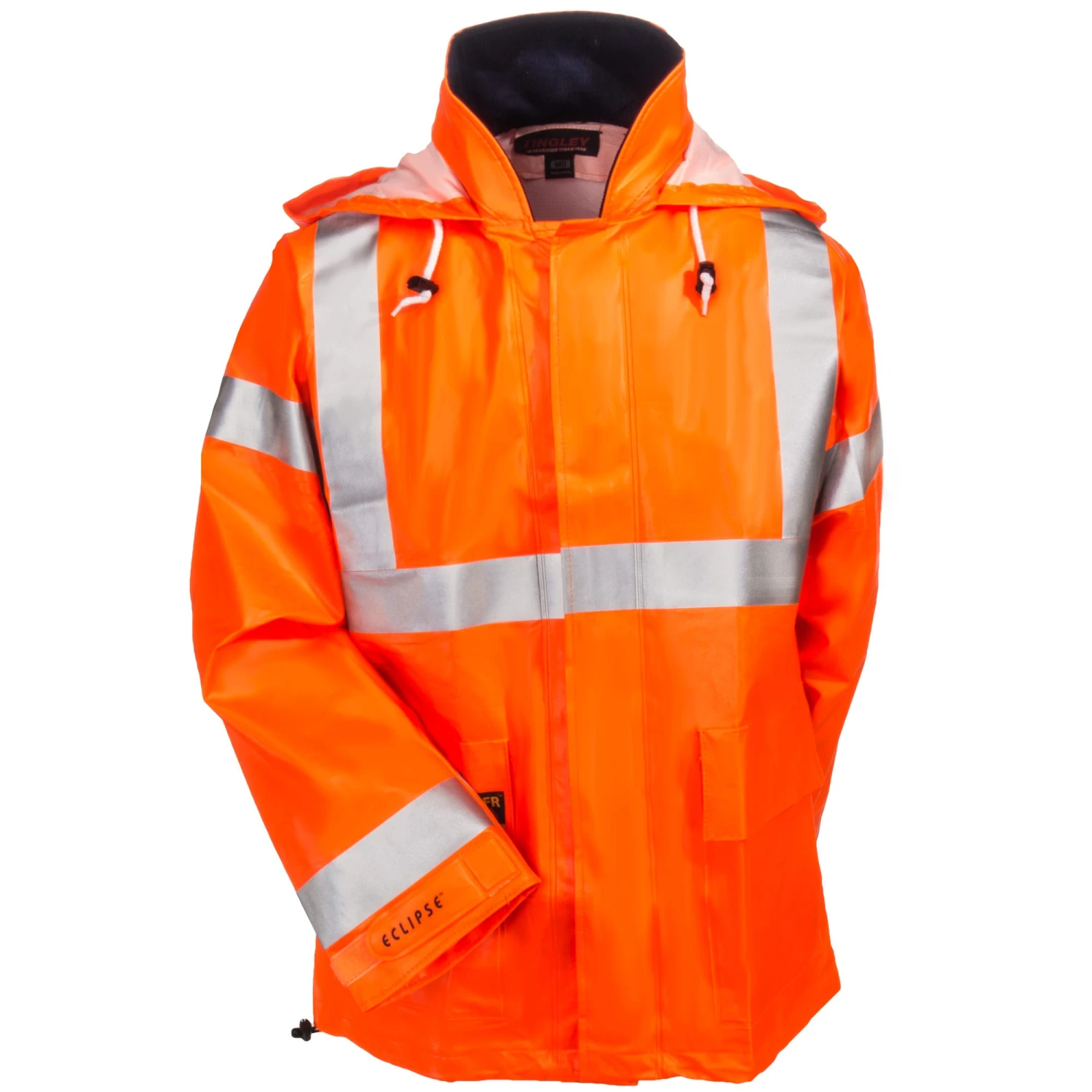 Tingley Jackets: Men's J44129 Orange High Vis FR Waterproof Eclipse Work Jacket 6 Tingley Jackets: Men's J44129 Orange High Vis FR Waterproof Eclipse Work Jacket - Image 4