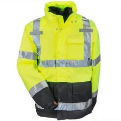 Tingley Jackets: Men's Yellow J24172 YLW Waterproof Insulated Hi-Vis Hooded Jacket 10 Tingley Jackets: Men's Yellow J24172 YLW Waterproof Insulated Hi-Vis Hooded Jacket -Work Attire Shop tingley j24172 f 01