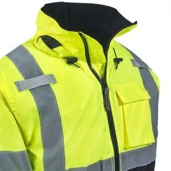 Tingley Jackets: Men's High-Visibility Waterproof J26112 Insulated Hooded Jacket -Work Attire Shop tingley j26112 cd 01