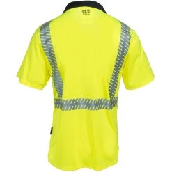 Tingley Shirts: Job Sight Class 2 High Vis Lime Men's S74022 Polo Shirt -Work Attire Shop tingley s74022 b 01