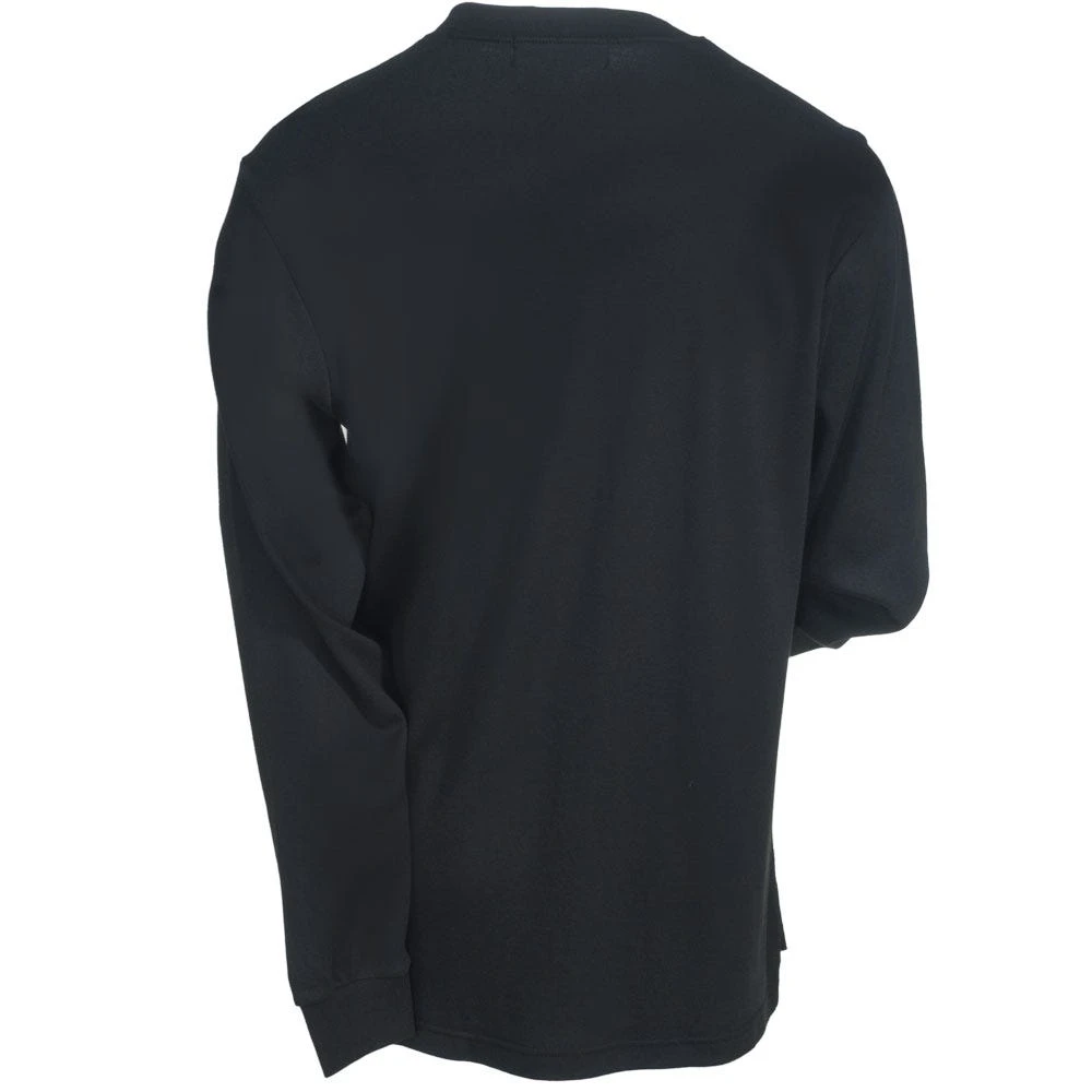 Wolverine Shirts: Men's W1203290 003 Black Flame-Resistant Long-Sleeve Tee Shirt 4 Wolverine Shirts: Men's W1203290 003 Black Flame-Resistant Long-Sleeve Tee Shirt - Image 2