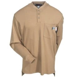 Wolverine Shirts: Men's W1203300 236 Flame-Resistant FireZerO Henley Shirt 7 Wolverine Shirts: Men's W1203300 236 Flame-Resistant FireZerO Henley Shirt -Work Attire Shop wolverine w1203300 236 f 01