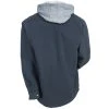 Wolverine Shirts: Men's W1203890 045 Grey Overman Hooded Shirt Jacket