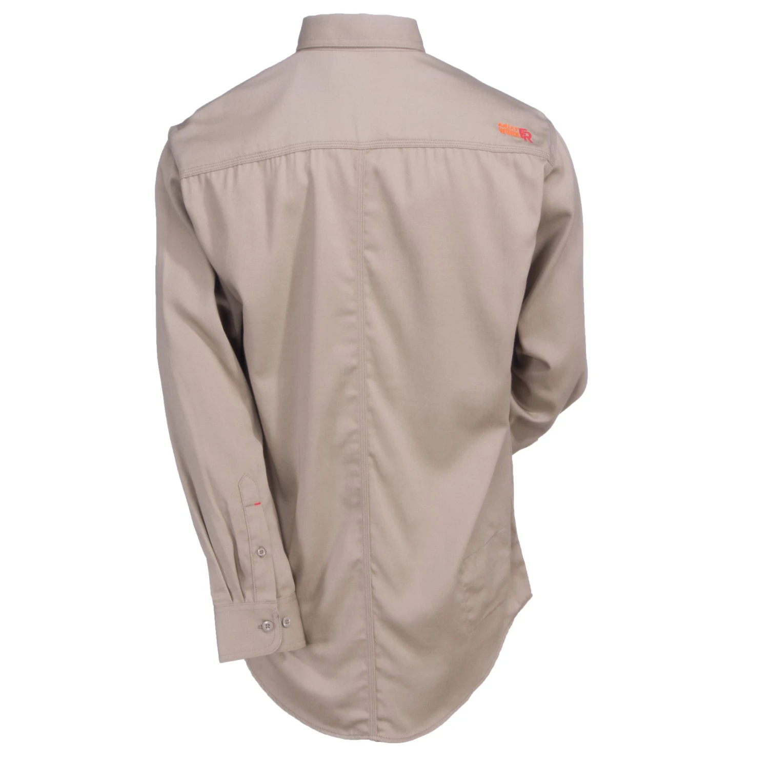Ariat Work FR Shirts: Men's 10012251 Flame-Resistant Khaki Solid Button-Down Work Shirt 4 Ariat Work FR Shirts: Men's 10012251 Flame-Resistant Khaki Solid Button-Down Work Shirt - Image 2