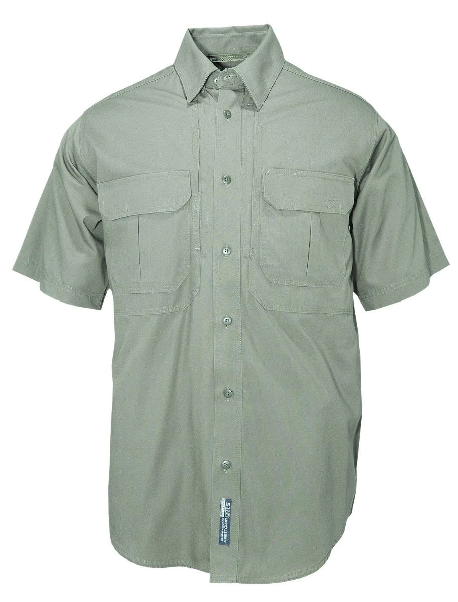 5.11 Tactical Shirts: Men's Green Cotton Uniform Shirt 71152 182 3 5.11 Tactical Shirts: Men's Green Cotton Uniform Shirt 71152 182