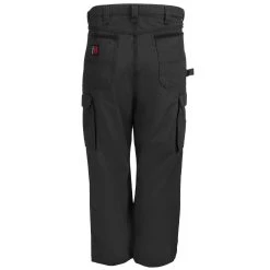 Wrangler Riggs Pants: Men's 3W060 BL Black Ripstop Ranger Pants -Work Attire Shop wrangler 3w060st b 01